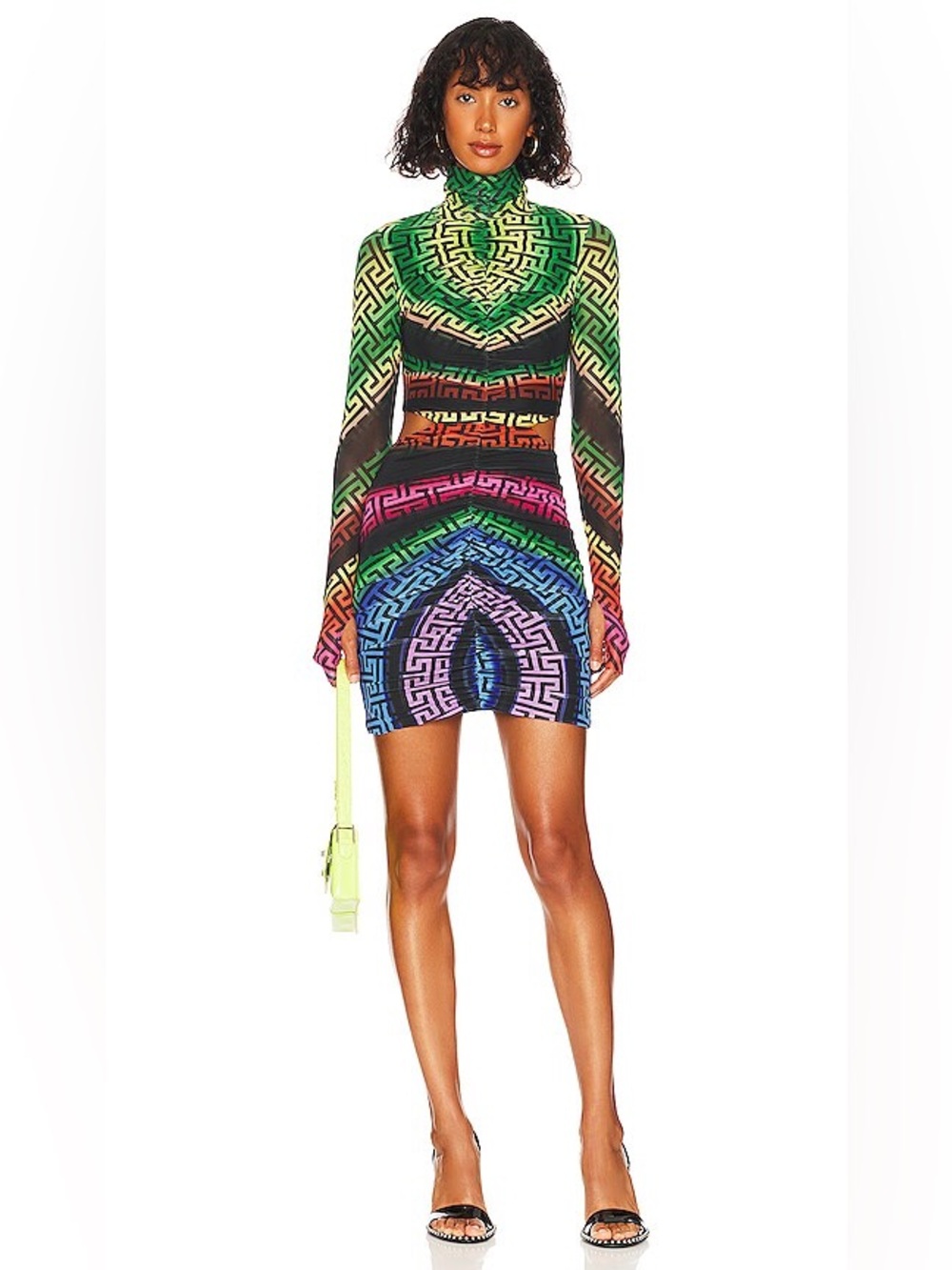 AFRM Sadie Dress in Geo Stripe (sold out)